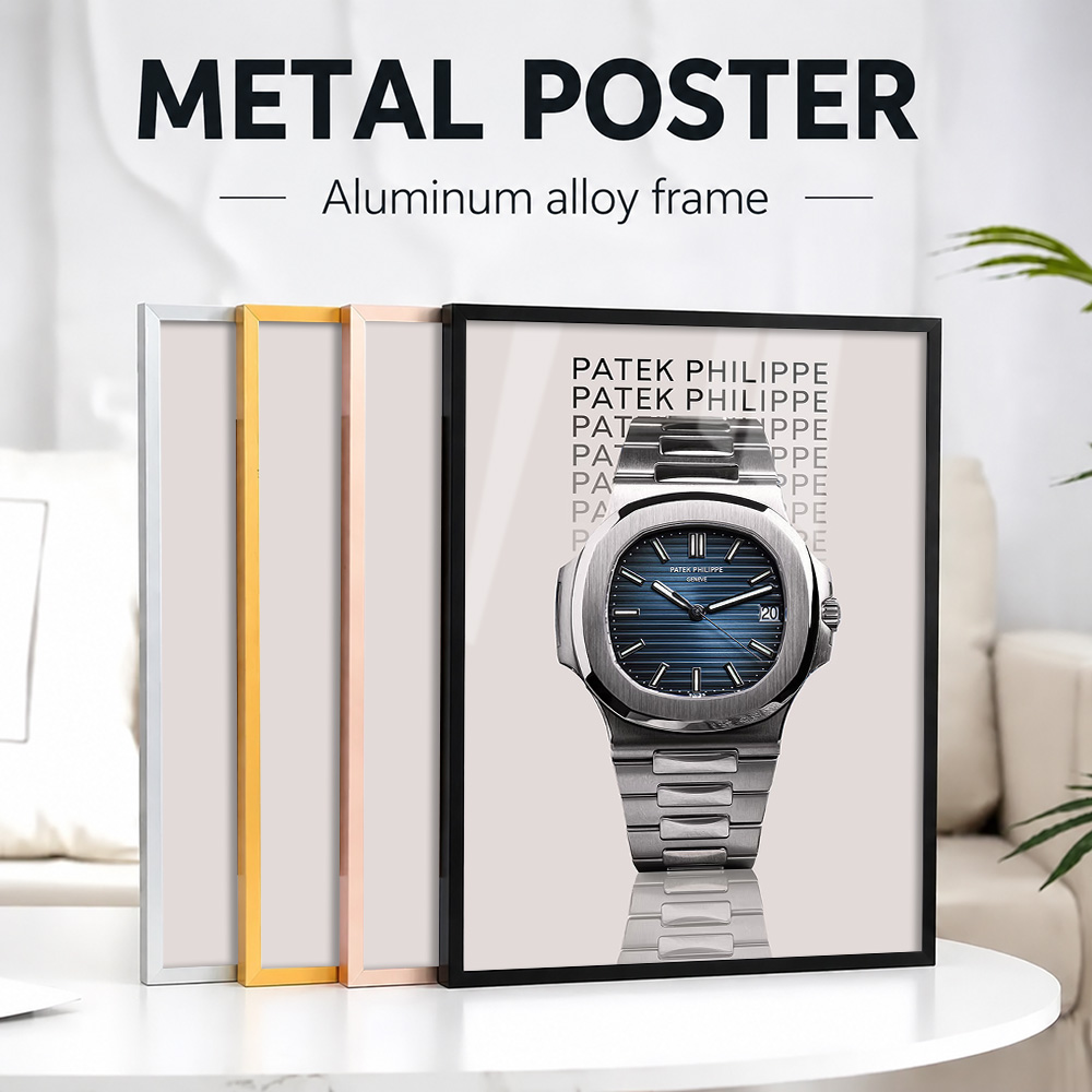 Patek Philippe Watch Nautilus - Patek Philippe Nautilus Framed Metal Print