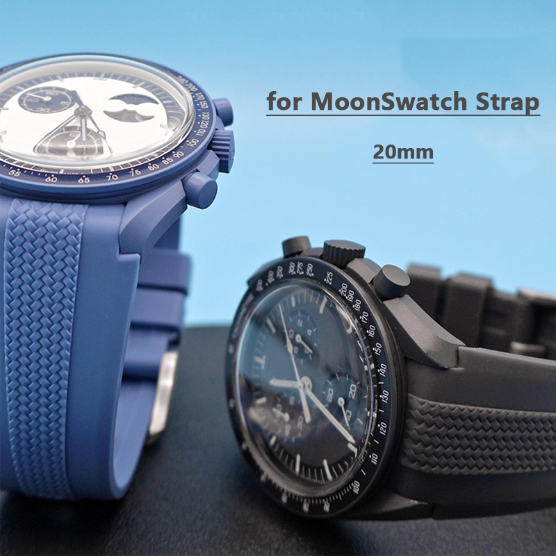 Rubber Strap for Swatch X Omeg - Curved Spring Bar 评论和价格
