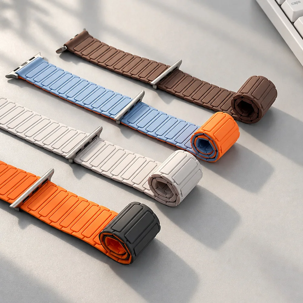 Magnetic Silicone Loop Strap f - Milanese Loop Magnetic 评论和价格