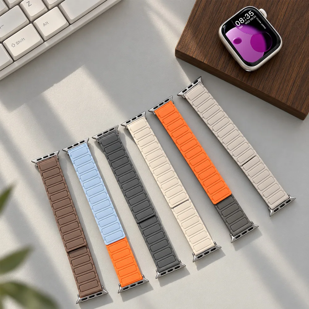 Magnetic Silicone Loop Strap f - Milanese Loop Magnetic 评论和价格