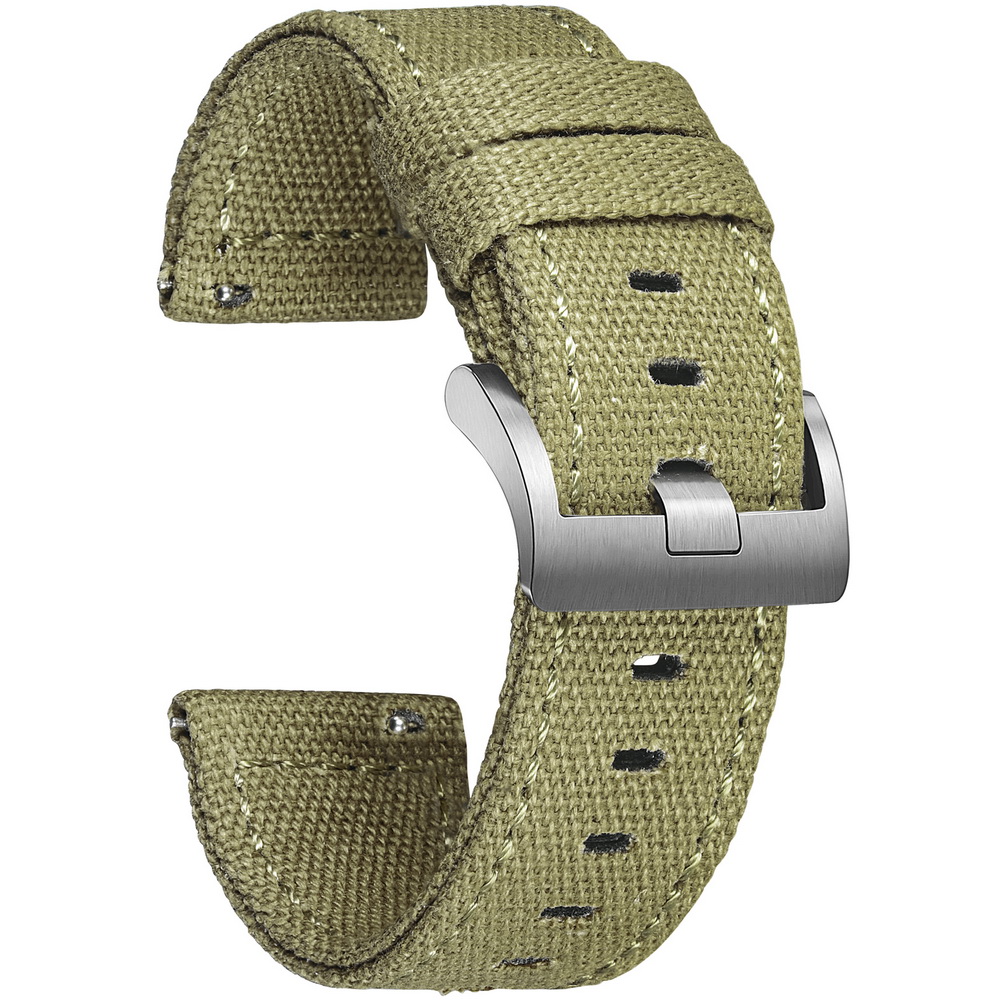 Hemsut Two Ply Canvas Watch Ba - Suede Strap Watch 评论和价格