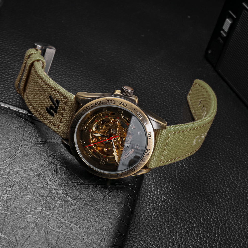 Hemsut Two Ply Canvas Watch Ba - Suede Strap Watch 评论和价格