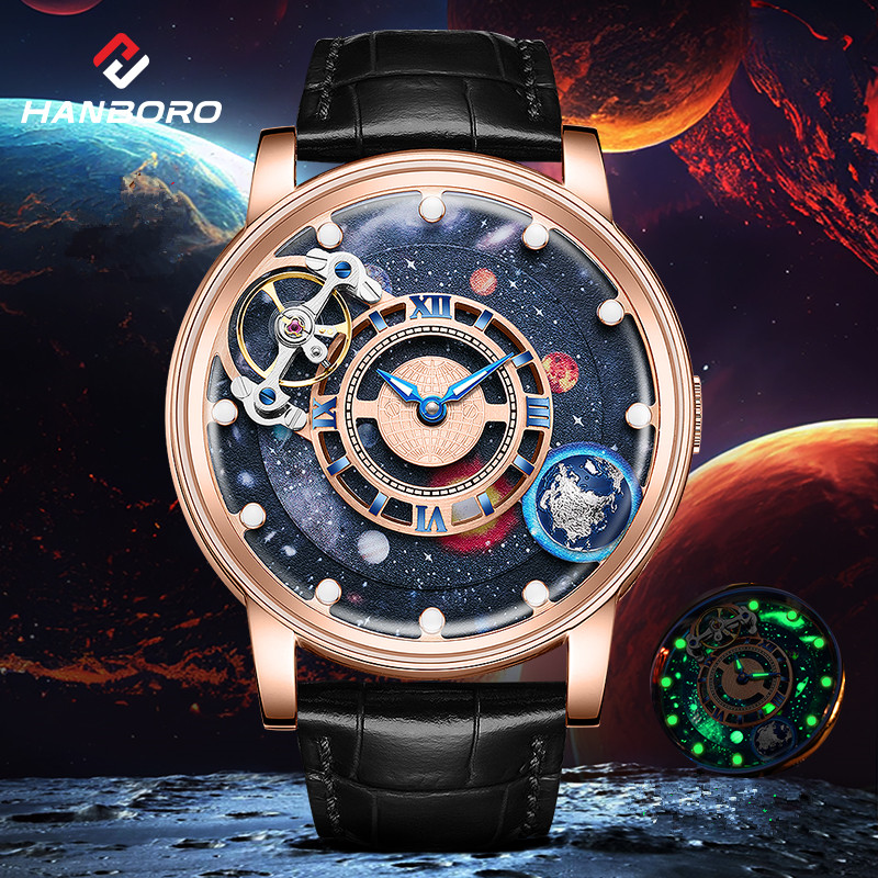 Reloj Hombre HANBORO Mechanica - Omega Watch Constellation 评论和价格