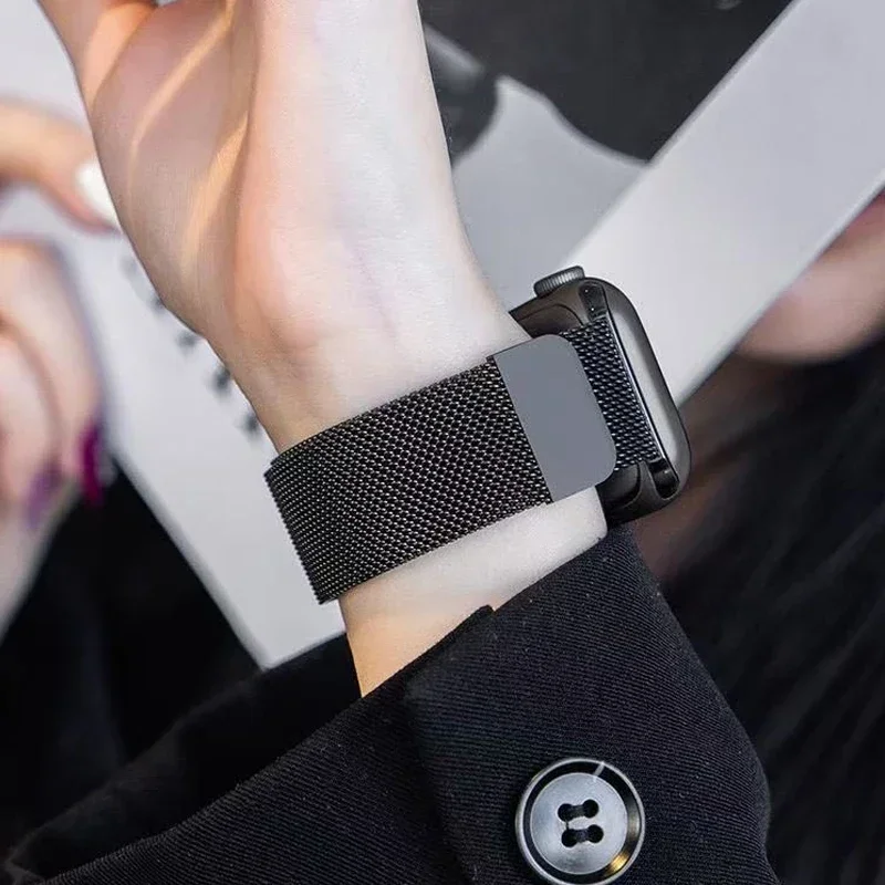 For Apple Watch 12 Strap 42mm  - Milanese Loop Magnetic 评论和价格